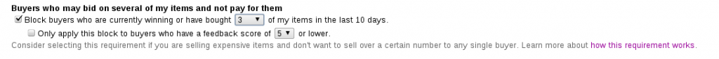 Buyer Requirements
