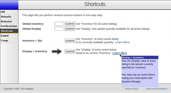 Display = Inventory